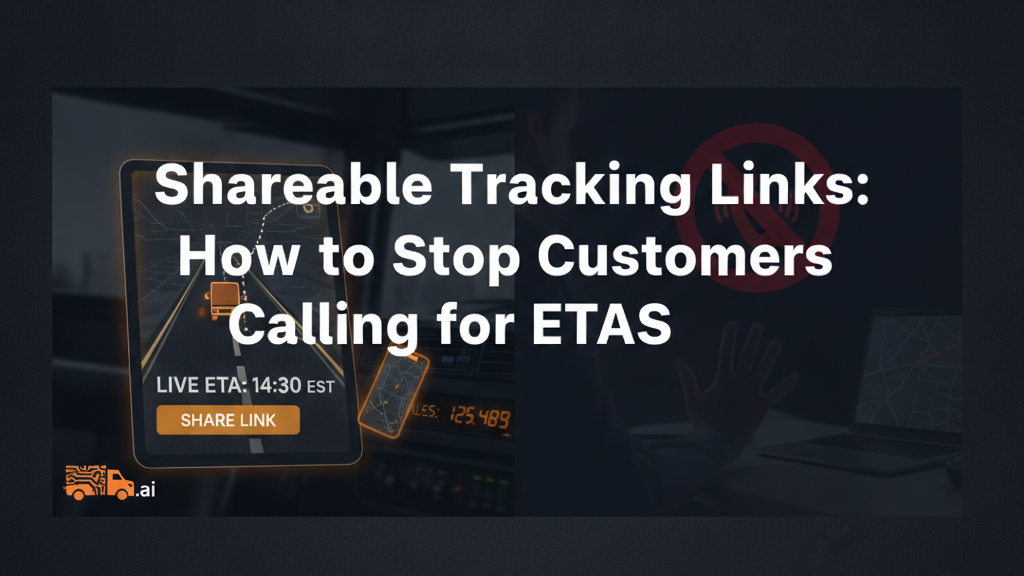 Thumbnail for: Shareable Tracking Links: How to Stop Customers Calling for ETAs